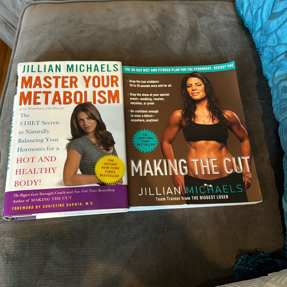 Jillian Micheal’s/mastering metabolism/making the cut 2 books FREE W/2 ITEM BUND